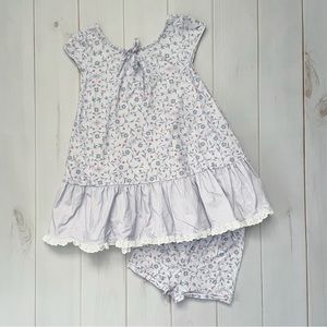 WDW Omi Jo Floral Vines House Dress Tunic Set